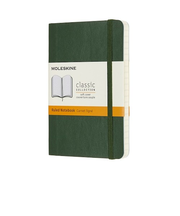 モレスキン（MOLESKINE）　カラーノートブック　ソフトカバー　横罫　ポケットサイズ　マートルグリーン