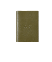 【2025年10月始まり】　ロディア（RHODIA）　ダイアリー　アーストーン　A5　マンスリーブロック　カーキ　月曜始まり