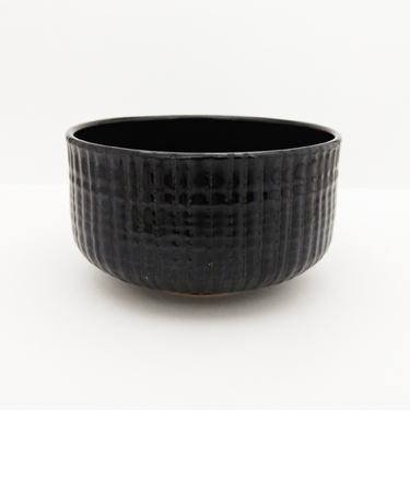 波佐見焼　黒十草　抹茶碗　403163C268