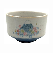 美濃焼　桜富士　抹茶碗　MW－1859