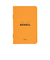 【2025年10月始まり】　ロディア（RHODIA）　ダイアリー　mini　マンスリーブロック　オレンジ　月曜始まり