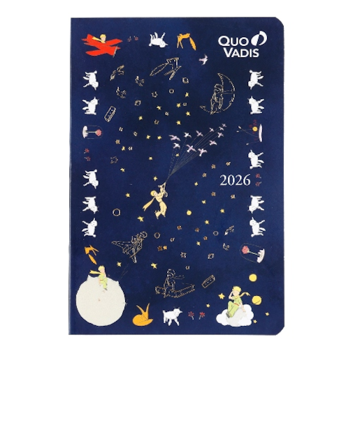 【2025年12月始まり】　クオバディス（QUO　VADIS）　ビジネス　星の王子さま　ウィークリーバーチカル　qv004pp1　シープ　月曜始まり