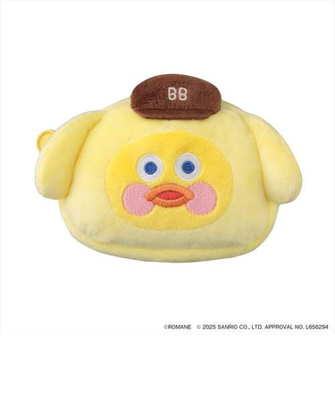 マークス（MARK'S）　フェイスポーチ　ブランチブラザーxサンリオコラボ　ダック×ポムポムプリン