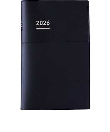 【2025年12月始まり】　コクヨ（KOKUYO）　ジブン手帳Biz　Ａ5スリム　ウィークリーバーチカル　ニ-JB1D-26　マットブラック　月曜始まり