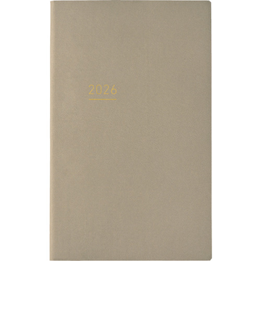 【2025年12月始まり】　コクヨ（KOKUYO）　ジブン手帳Lite　Ａ5スリム　ウィークリーバーチカル　ニ-JL1LS-26　ベージュ　月曜始まり