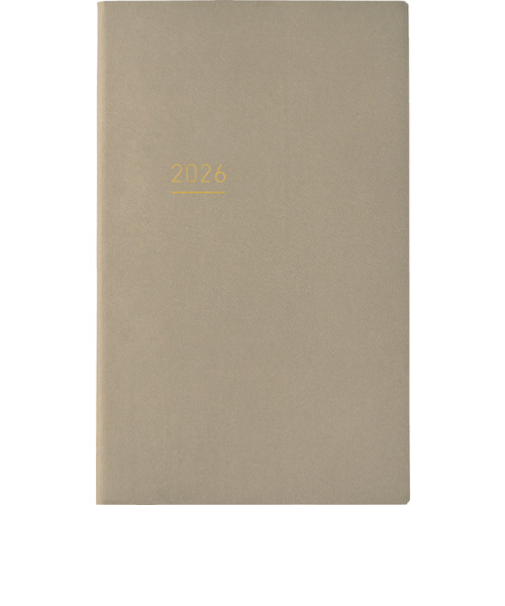 【2025年12月始まり】　コクヨ（KOKUYO）　ジブン手帳Lite　Ａ5スリム　ウィークリーバーチカル　ニ-JL1LS-26　ベージュ　月曜始まり
