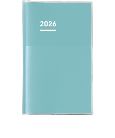 【2025年11月始まり】　コクヨ（KOKUYO）　ジブン手帳mini　DIARY　B6スリム　ウィークリーバーチカル　ニ-JCMD1G-26　グリーン　月曜始