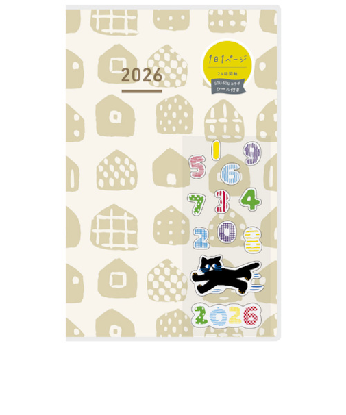 【2026年1月始まり】　コクヨ（KOKUYO）　ジブン手帳DAYs　Ａ5スリム　デイリー1日1ページ　ニ-JD1L2-26　SOU・SOU　アイボリー　月曜始