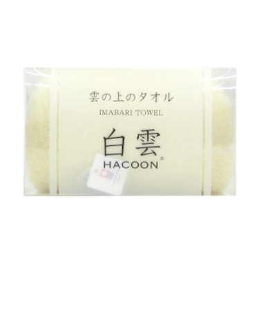 森商事　白雲フェイスタオル　クリーム