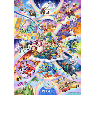 テンヨー　ジグソーパズル　「Popping　out!～ピクサーキャラクター大集合～」　D-300-063　300ピース