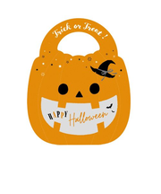 【ハロウィーン】　包む　ダイカット　ビニールBAG　パンプキン　HV005　5枚入