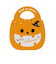 【ハロウィーン】　包む　ダイカット　ビニールBAG　パンプキン　HV005　5枚入