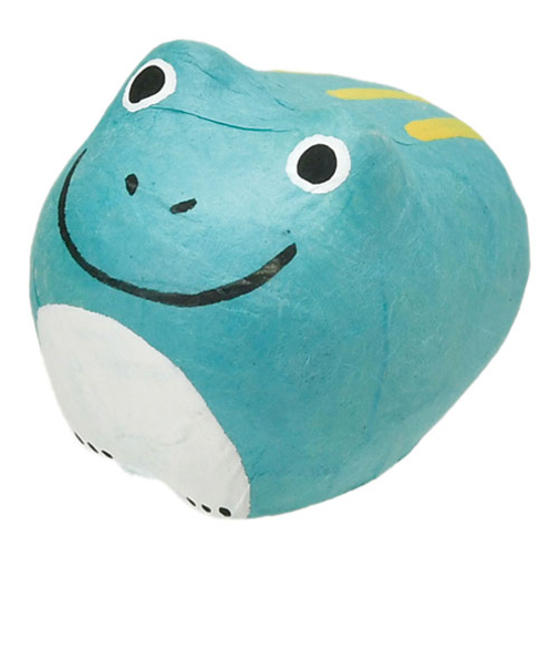 聖新陶芸　かえる俳句おみくじ　GD1001‐2　青