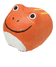 聖新陶芸 かえる俳句おみくじ GD1001‐3 オレンジ