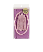 マルアイ 数珠セット 女性用 紅水晶風