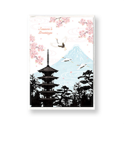 クリエイトジー　和風　SEASON'S　GREETINGS　カード　CGJXC1676