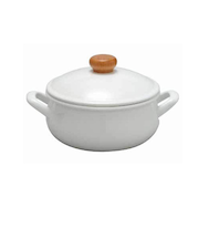 野田琺瑯　ポーチカ　キャセロール　ホワイト　20cm