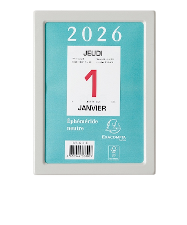 【2026年版・日めくり】　エグザコンタ（EXACOMPTA）　日めくりカレンダー　大　ex32101