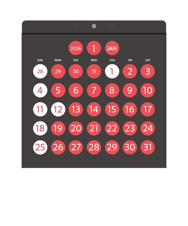 【2026年版・壁掛】　Z＆K　カレンダー　ダイカット壁掛け