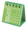 【2026年版・卓上】　Z＆K　カレンダー　ミニミニ　グリーン