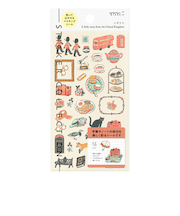 ミドリ（MIDORI）　シール2710　82710006　イギリス柄