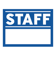 MONO66　スタッフシール　ブルー　5枚入