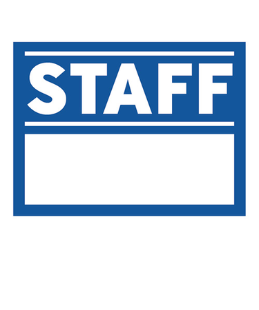 MONO66　スタッフシール　ブルー　5枚入