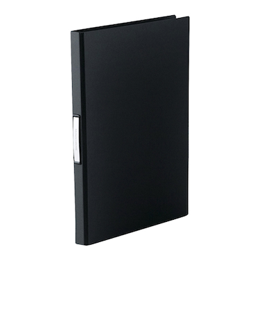 モノクローム　クリアーファイル　固定式　A4　PAM－132BK　ブラック