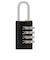 アバス（ABUS）　可変式南京錠　145－4D　20mm　ブラック