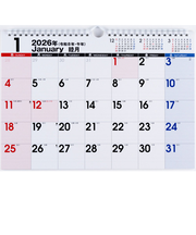 【2026年版・壁掛】　高橋書店　エコカレンダー壁掛　A4　E62