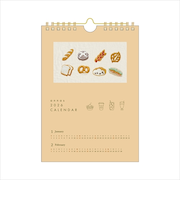 【2026年版・壁掛】　学研ステイフル　annas　刺繍カレンダー　M18021