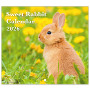 【2026年版・壁掛】　アクティブコーポレーション　Sweet　Rabbit　26ACL-36