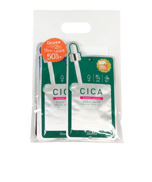【お買い得】　ディーキュア（Dcure＋）　シートマスク　10枚入りセット