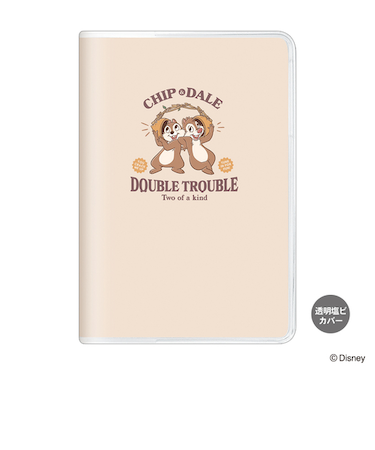 【2025年10月始まり】　カミオジャパン　ディズニー　B6　マンスリーブロック　3306326　チップ＆デール　月曜始まり
