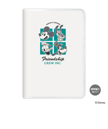 【2025年10月始まり】　カミオジャパン　ディズニー　B6　マンスリーブロック　3306325　ミッキー＆フレンズ　月曜始まり