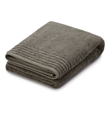ホテルスタイル　バスタオル　チャコールグレー