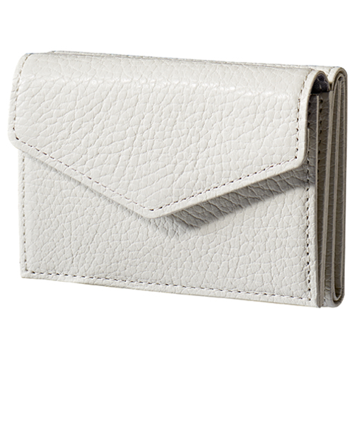 【お買い得】　ハンズオリジナル　アトリエヌウ　wol（ウォル）シリーズ　三つ折り財布　Gypsum