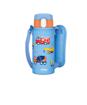 サーモス（THERMOS）　真空断熱ストローボトル　FJV－400F　BL　ブルー