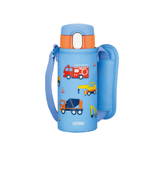 サーモス（THERMOS）　真空断熱ストローボトル　FJV－400F　BL　ブルー