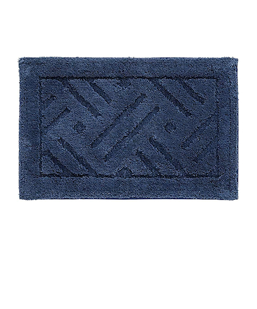 【お買い得】　オカ（OKA）　乾度良好　リッカ　バスマット　36×55cm　ネイビー