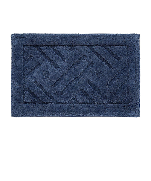 【お買い得】　オカ（OKA）　乾度良好　リッカ　バスマット　36×55cm　ネイビー