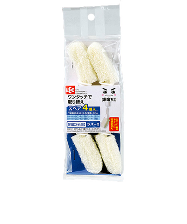 レック　激落ちくん　ワンタッチ交換クリーナー　スペア（ラバー）　B00171　4個入