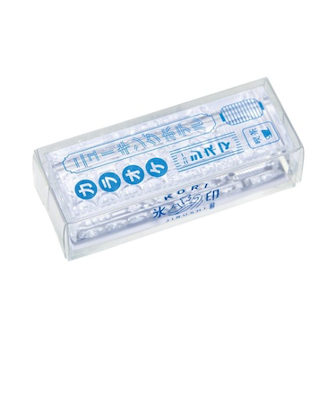 キングジム（KING　JIM）　透明スタンプ「氷印」　長サイズ　CLSA26－004　ネオン