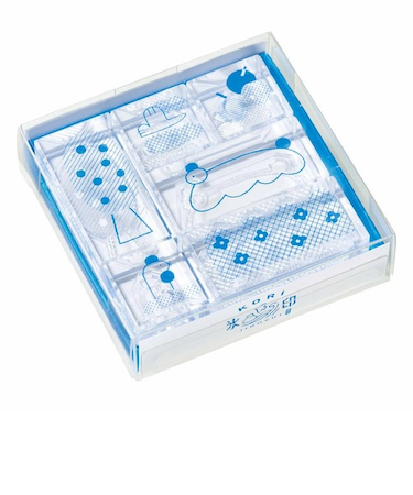 キングジム（KING　JIM）　透明スタンプ「氷印」　6個セット　CLSSA－003　モリセット