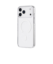 【iPhone17ProMax】　ルプラスネクスト（LEPLUS　NEXT）　超透明ハードケース　「MASTER　CLEAR　mag」　クリア／ホワイト
