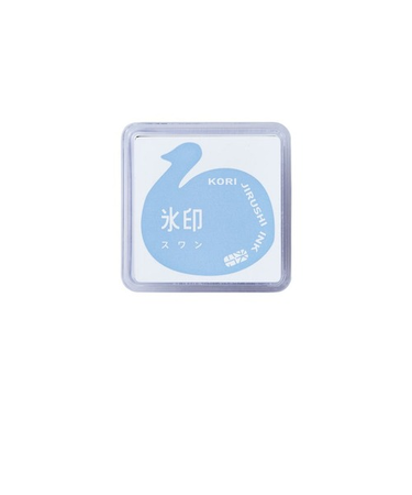 キングジム（KING　JIM）　透明スタンプ「氷印」　スタンプパッド　CLP－007　スワン