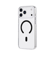 【iPhone17ProMax】 ルプラスネクスト(LEPLUS NEXT) 超透明ハードケース 「MASTER CLEAR mag」 クリア/ブラック