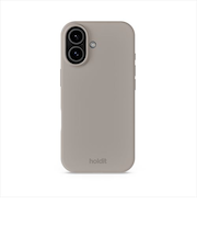 【iPhone17】　ホールディット（holdit）　シリコンケース　16799　灰