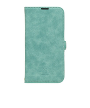 【iPhone17】　ナチュラルデザイン（NATURAL　design）　STYLE　NATURAL　手帳型ケース　ターコイズ