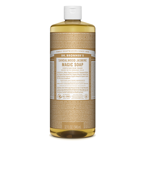 ドクターブロナー（DR.BRONNER’S）　マジックソープ　サンダルウッド＆ジャスミン　L　946mL